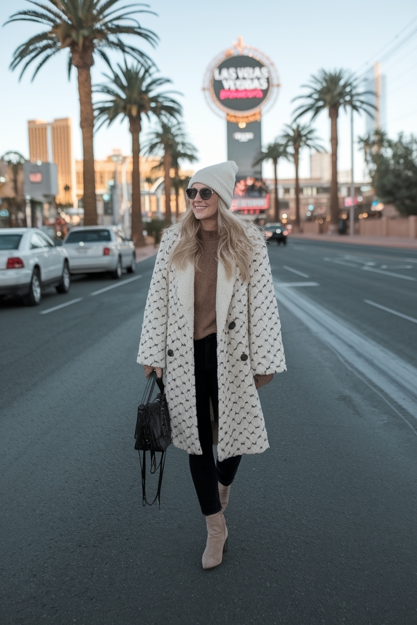 Las Vegas Winter Outfit Ideas: Glamorous in the Cold outfit idea