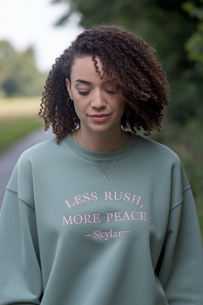 Less Rush More Peace Skylar: Cultivating Calmness outfit idea