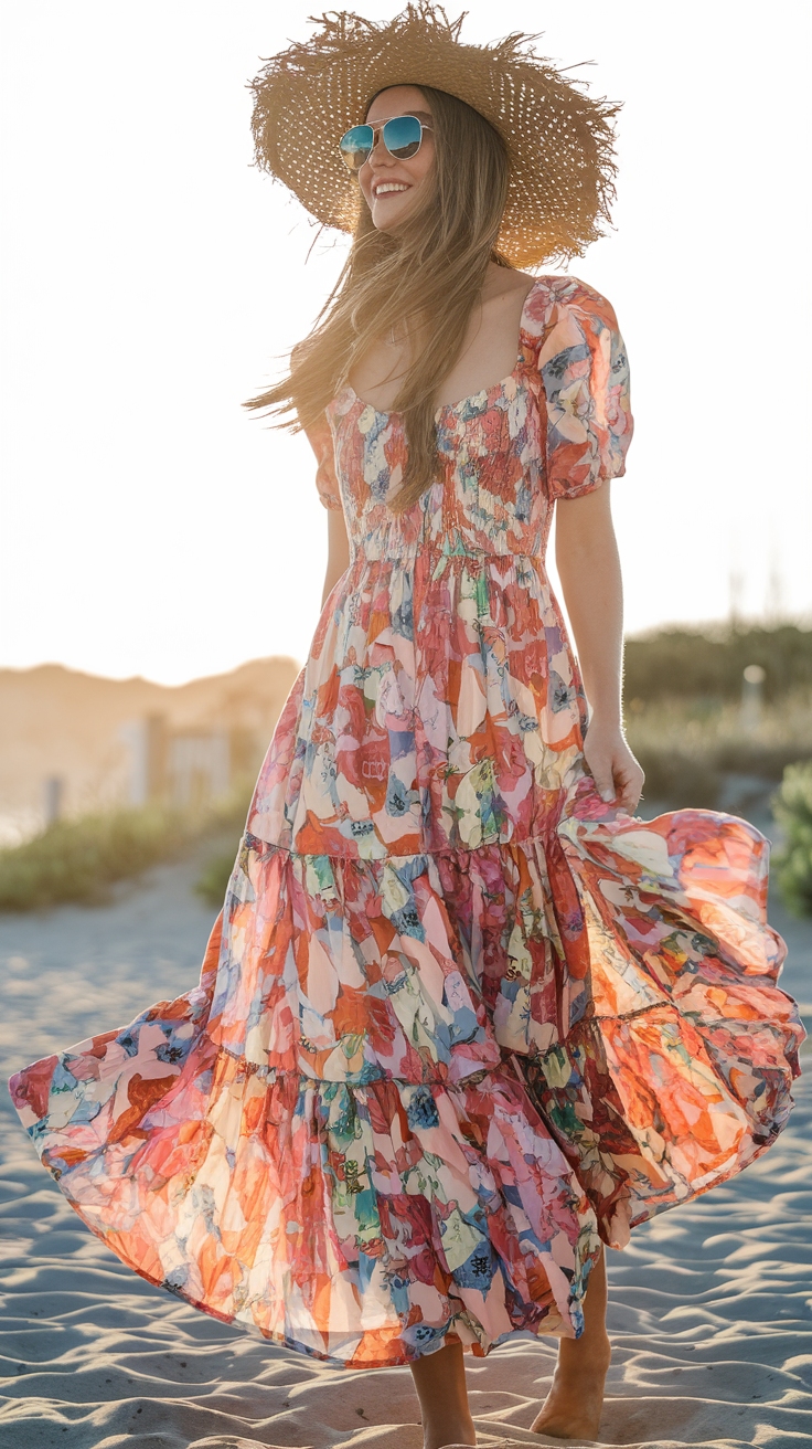 Choosing the Perfect Long Maxi Dress for Summer outfit idea