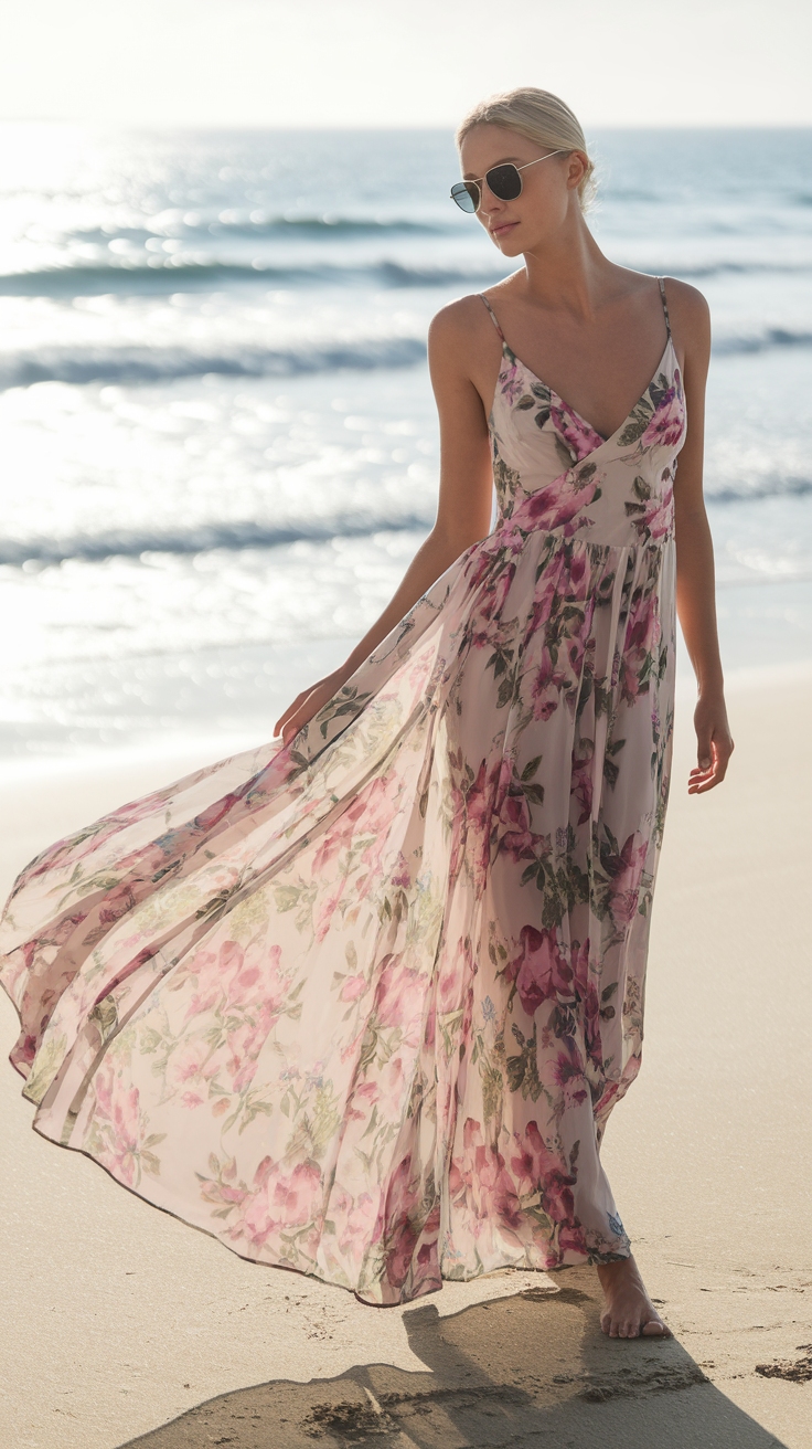 Must-Have Long Maxi Dresses for Effortless Elegance outfit idea