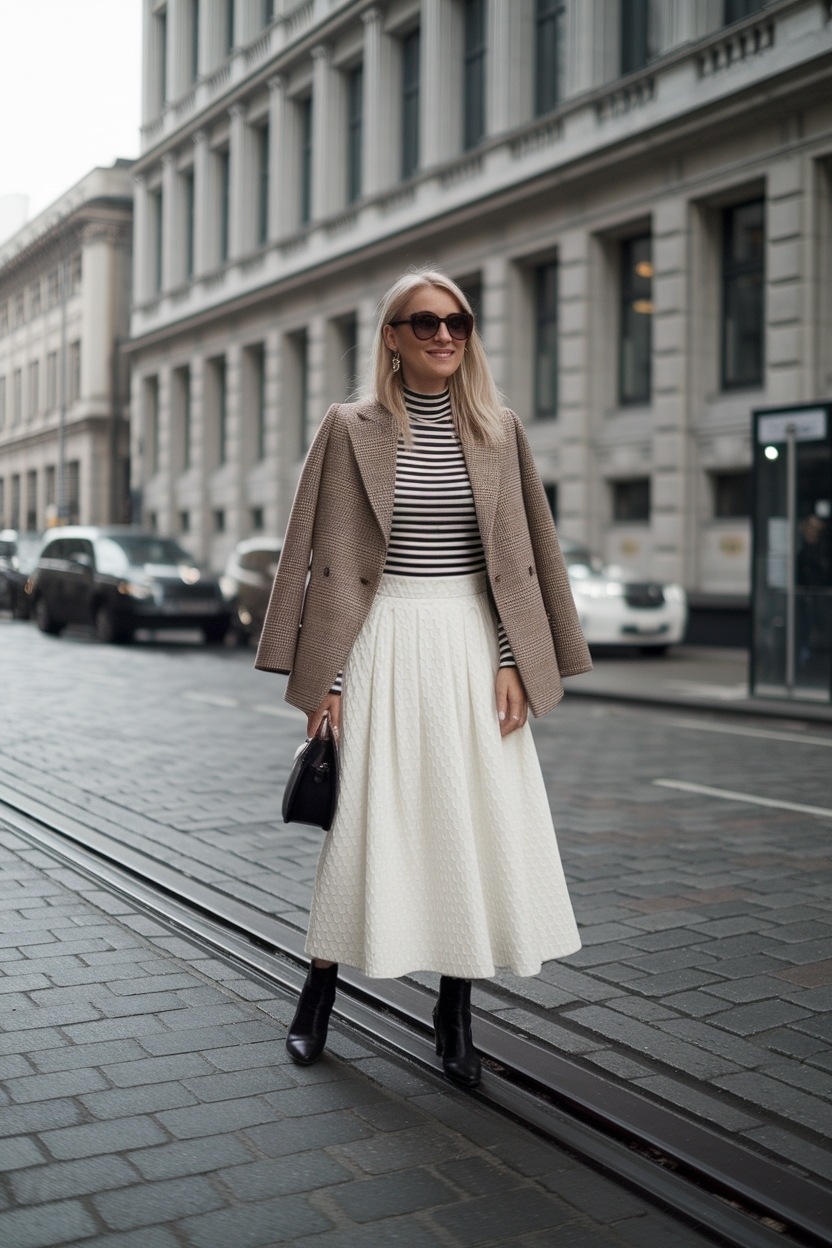 Long White Skirt Outfit Ideas: Fresh and Fabulous Styles outfit idea