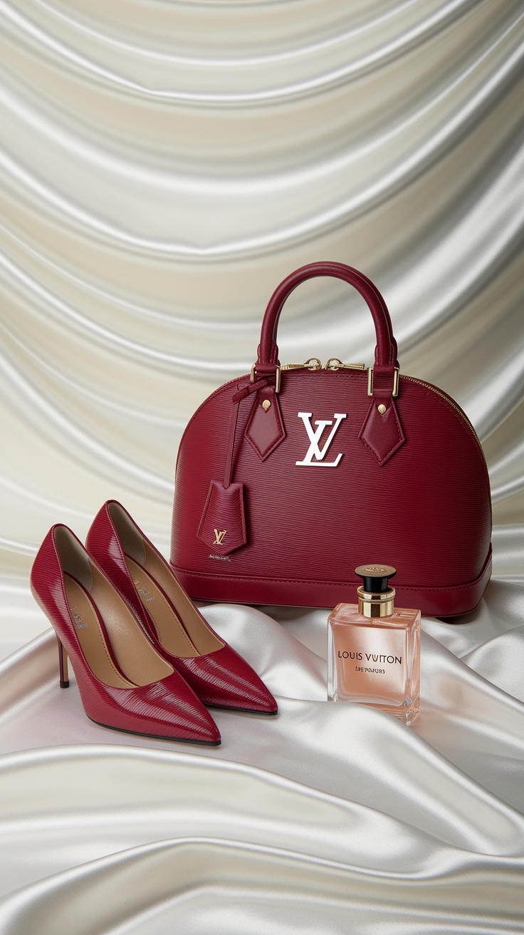 Louis Vuitton Red Bag: The Ultimate Fashion Statement outfit idea