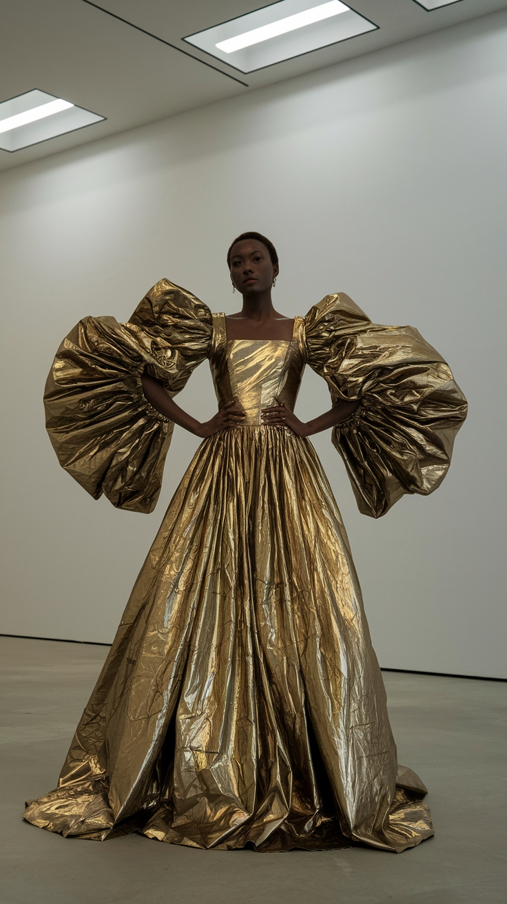 Metallic Dress Black Women Love: Shine Bright outfit idea