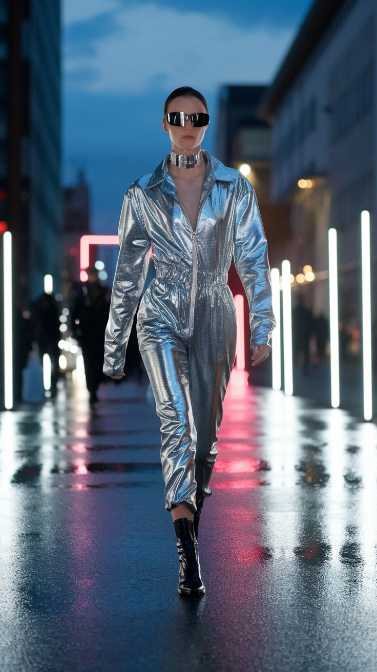 Creative Metallic Outfit Ideas for Every Occasion outfit idea