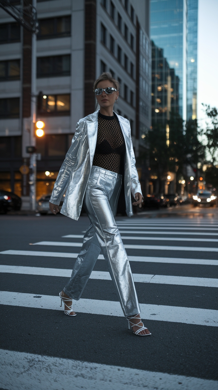 Metallic Pants Outfit Silver: Style Tips for Every Occasion outfit idea