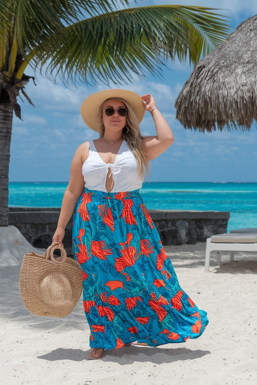 Mexico Vacation Outfits Plus Size for Comfortable Travel outfit idea