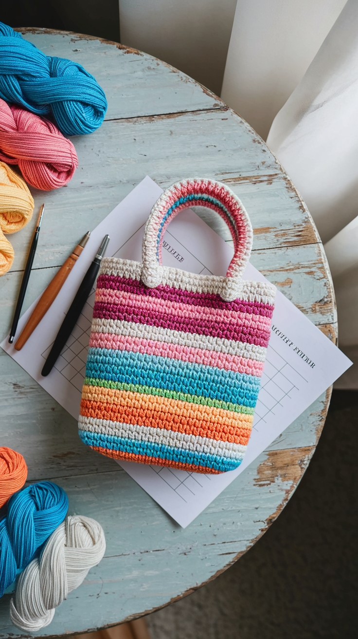 Mini Bag Crochet Free Pattern: Quick and Easy Projects outfit idea