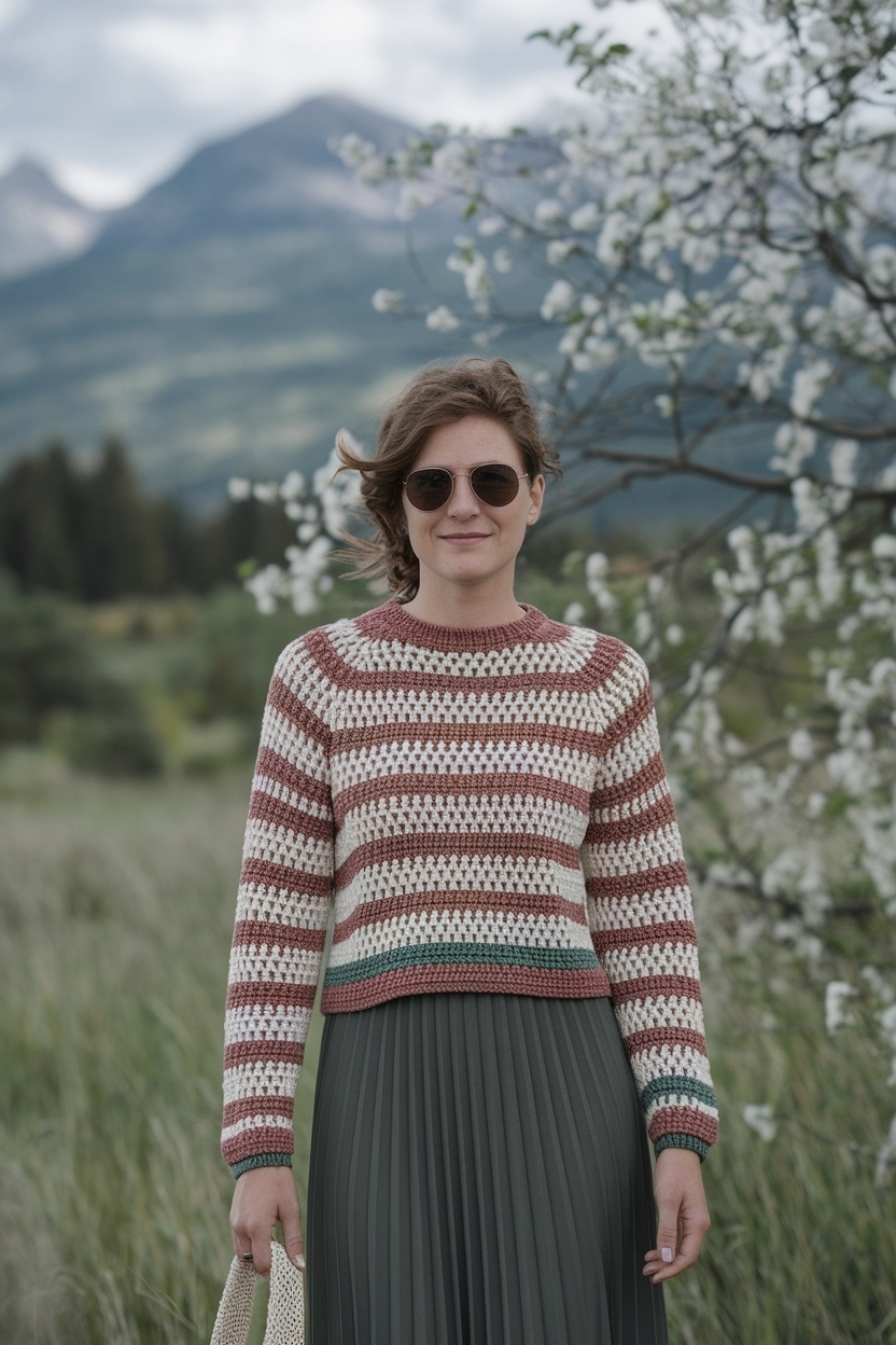 Modeles de pull en crochet pour l