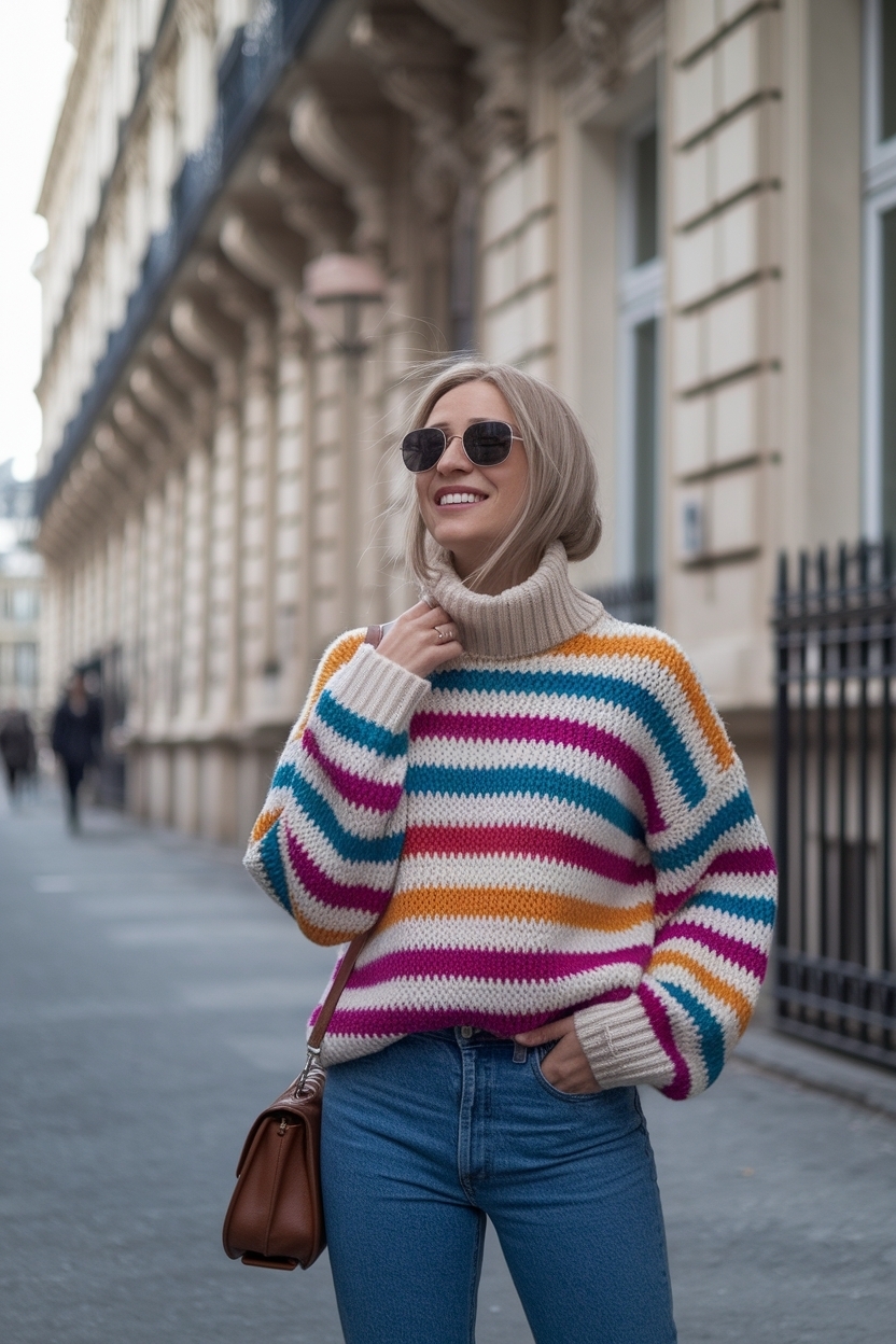 Les tendances de modeles de pull en tricot cette saison outfit idea
