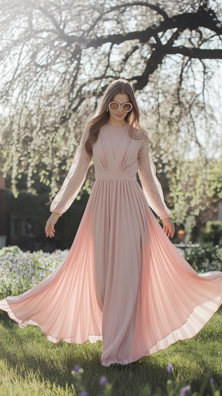 Modest Maxi Dresses for Every Occasion outfit idea
