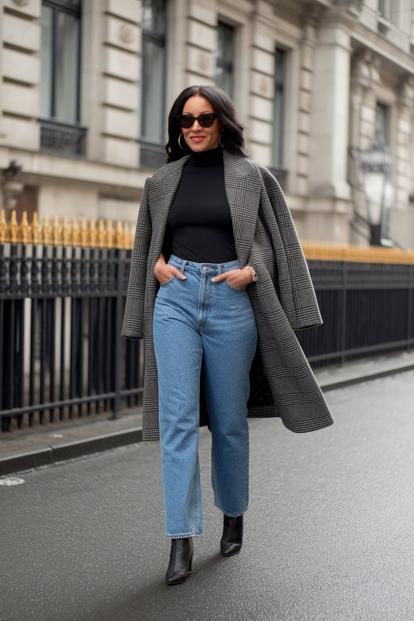 Mom Jeans Outfit Black Women: Timeless and Stylish Options outfit idea