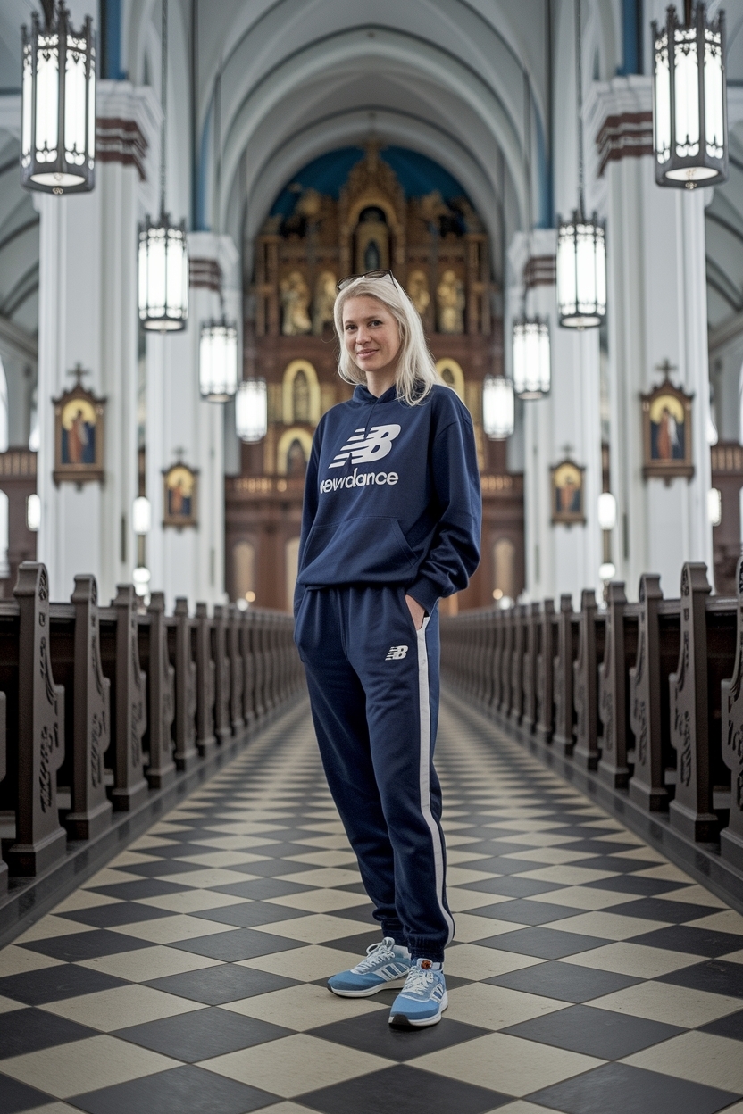 New Balance Women Outfit Church: Sporty and Stylish outfit idea