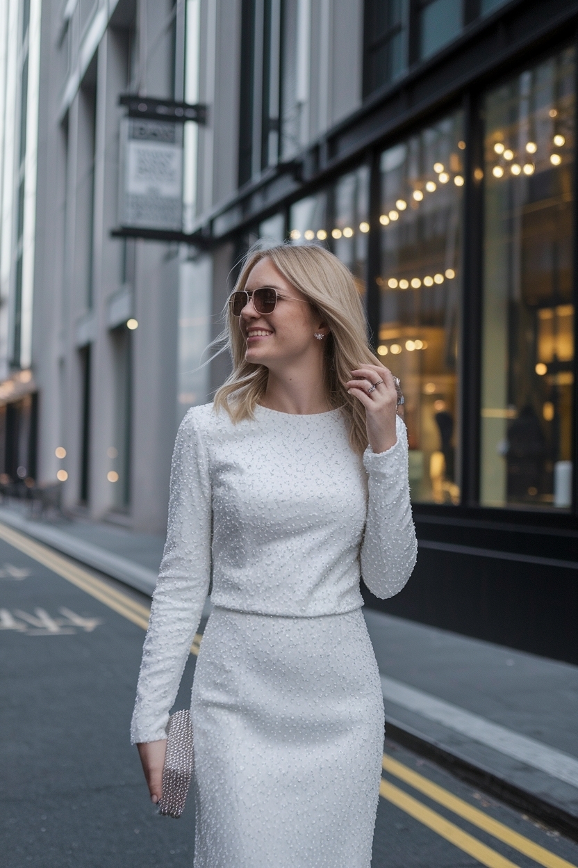 New Years Eve Outfits White: Elegant and Timeless Options outfit idea