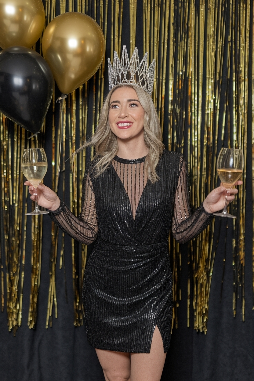 New Year’s Eve Party Outfit for Glamorous Celebrations outfit idea