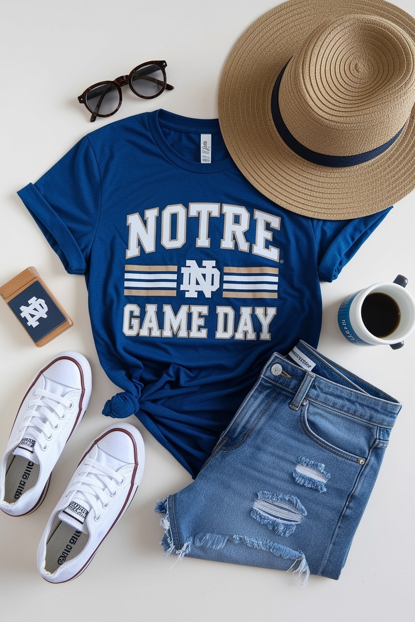 Notre Dame Game Day Outfit: Dress in True Irish Spirit outfit idea
