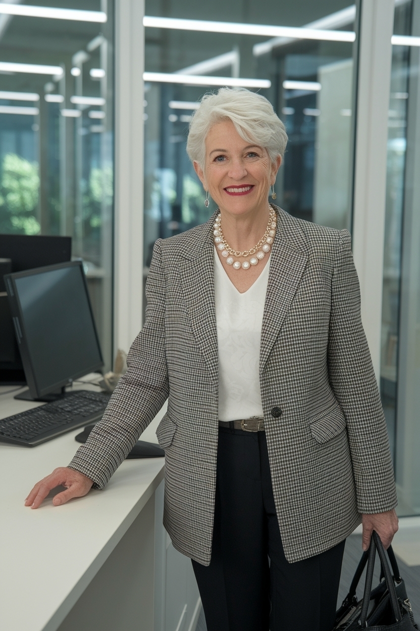 Office Outfits Women Over 60: Chic and Practical outfit idea