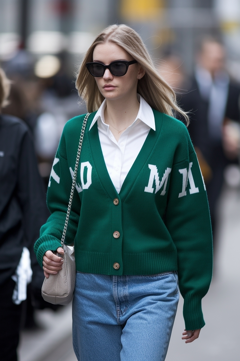 Old Money Cardigan Outfit Women for Luxe Vibes outfit idea