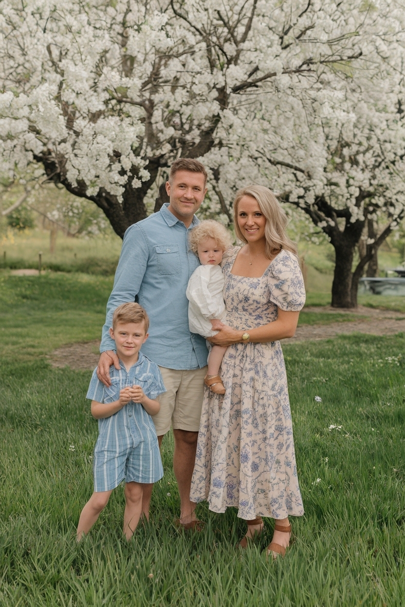 Outdoor Family Photo Outfits Spring: Picture-Perfect Styles outfit idea