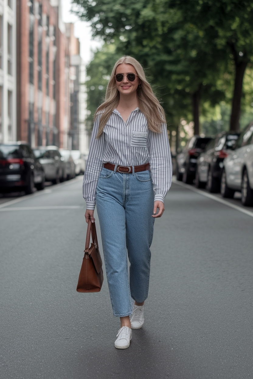 Outfit Ideas for School Jeans: Classic and Versatile Looks outfit idea