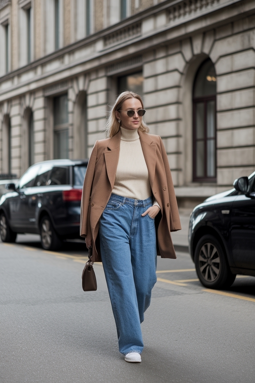 Chic Outfit Ideas with Baggy Jeans to Try Now outfit idea