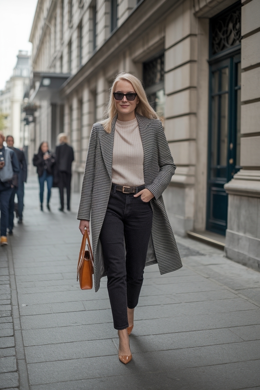 Chic Outfit Ideas with Black Jeans for Every Season outfit idea