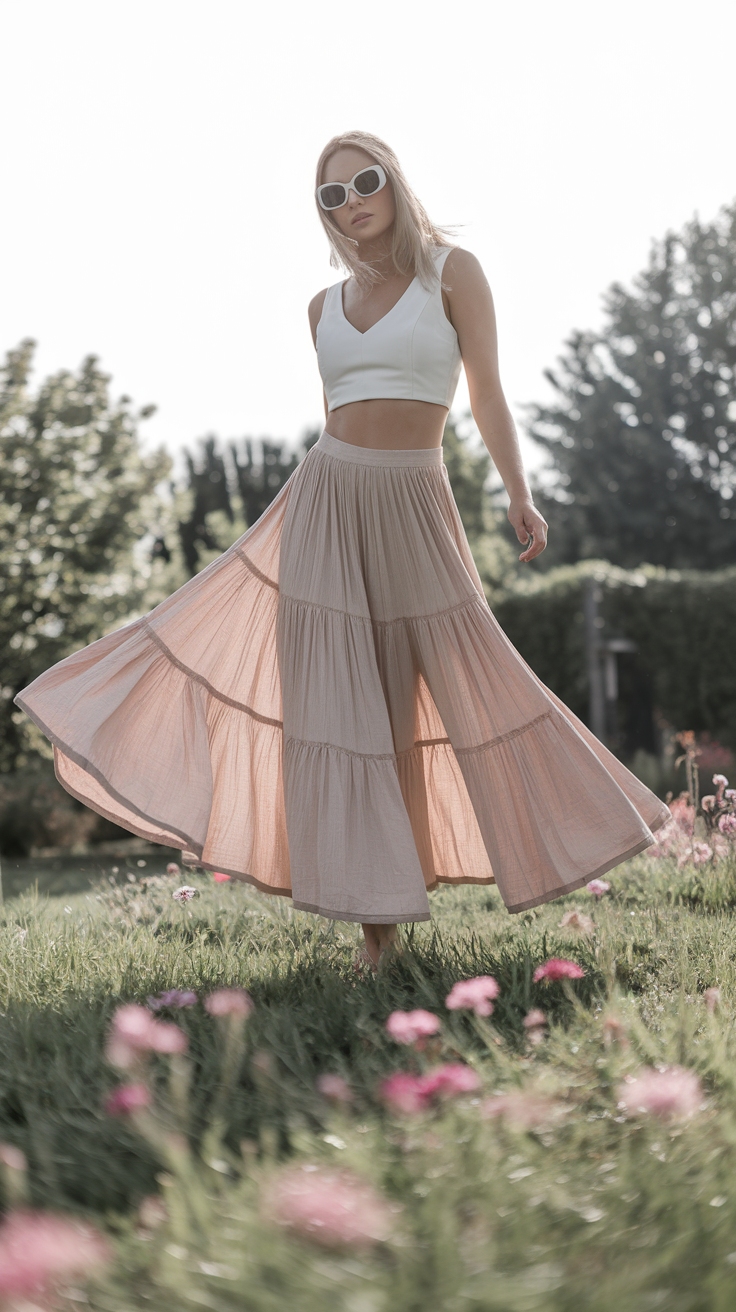 Incredible Outfit Inspo Maxi Skirt to Try This Season outfit idea
