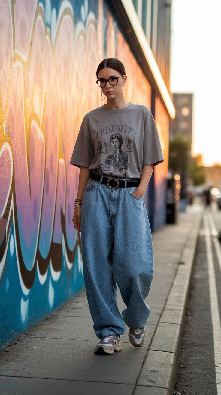 Stylish Outfit Inspo with Baggy Jeans for Unique Looks outfit idea