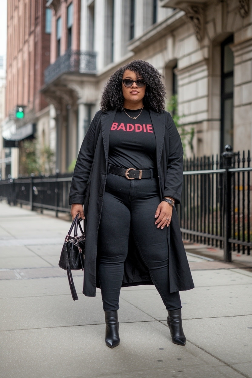 Outfits Plus Size Black Women Baddie: Fashion Forward outfit idea
