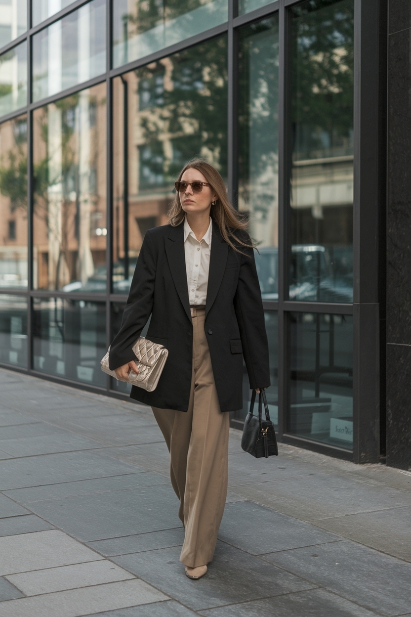Over Sized Blazer Outfits for Women Office: Modern Elegance outfit idea