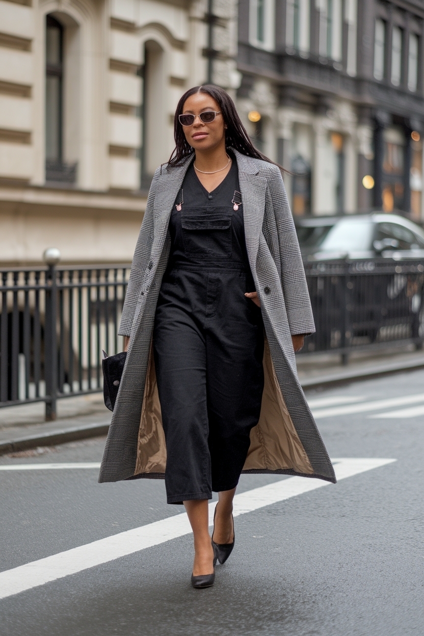 Overall Dress Outfit Black Women: Effortless Fashion Statements outfit idea