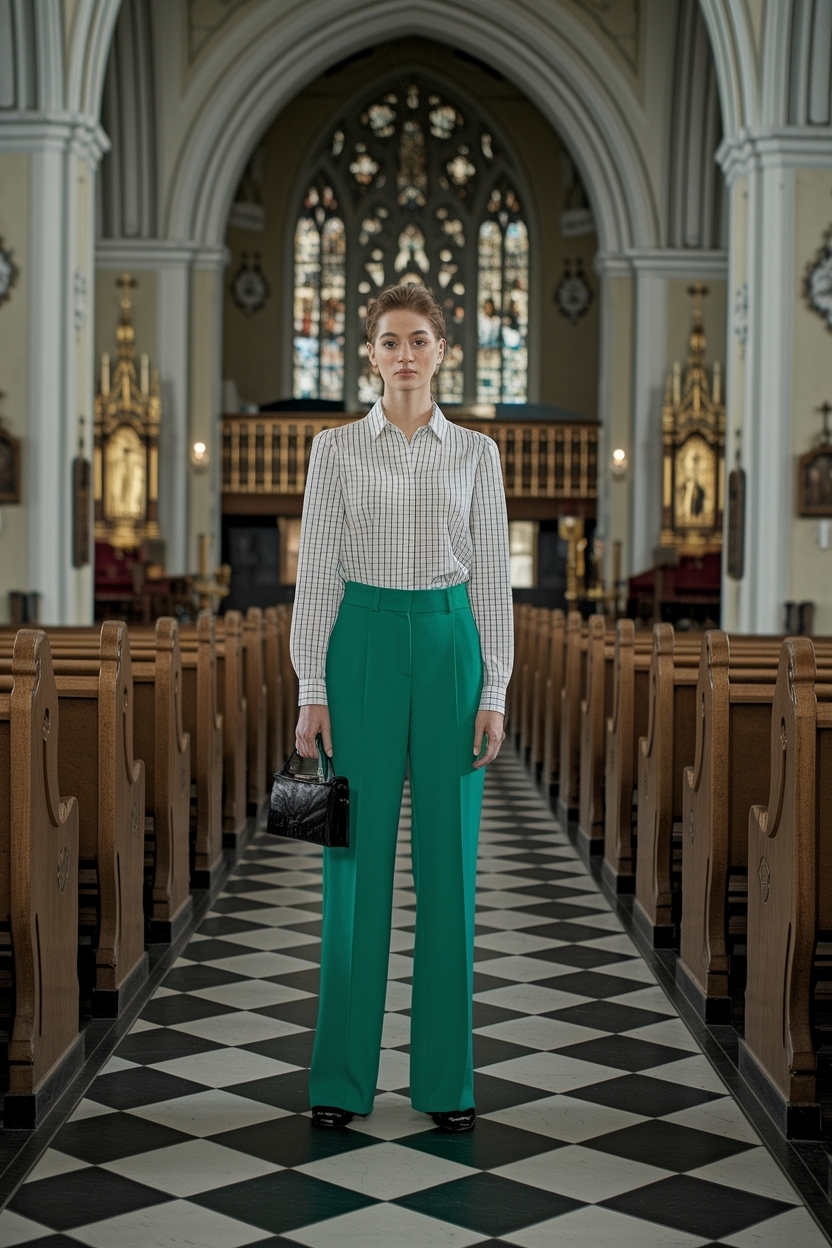 Pant Trousers Women Outfit to Church: Versatile Choices outfit idea