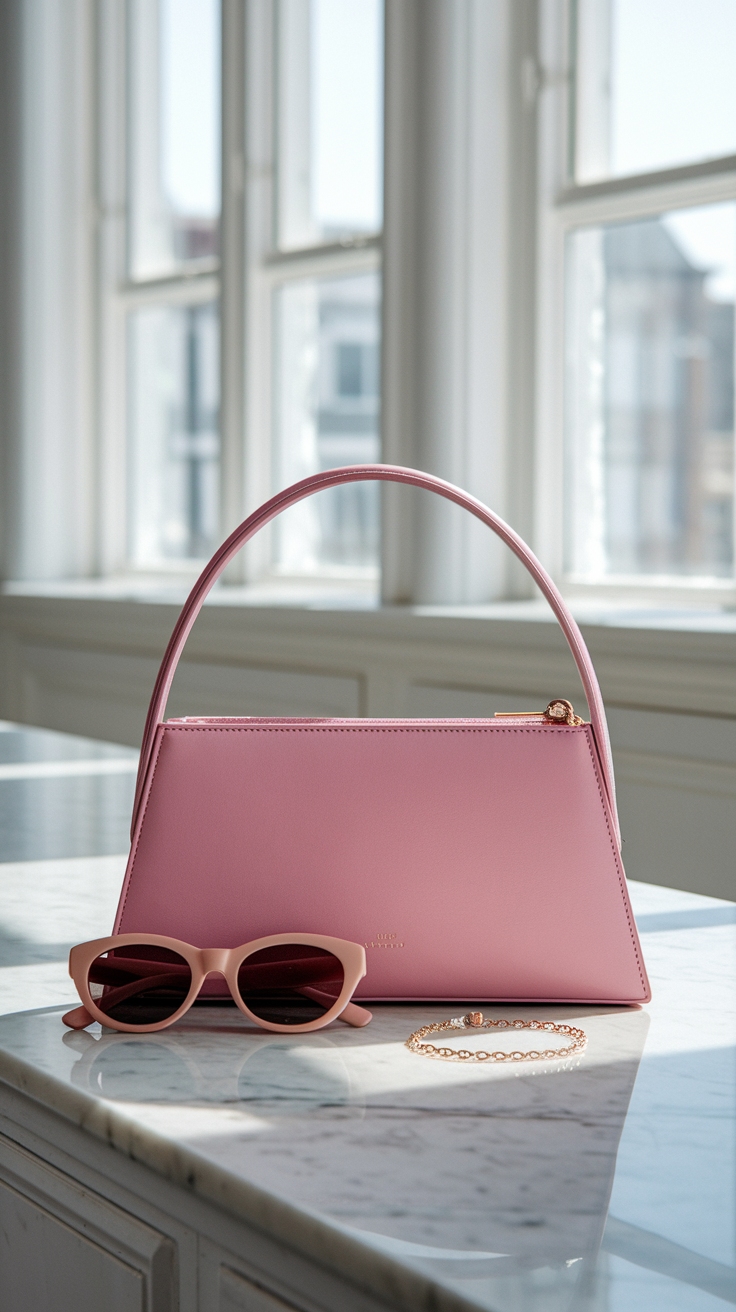Stylish Ways to Pair a Pink Baguette Bag outfit idea