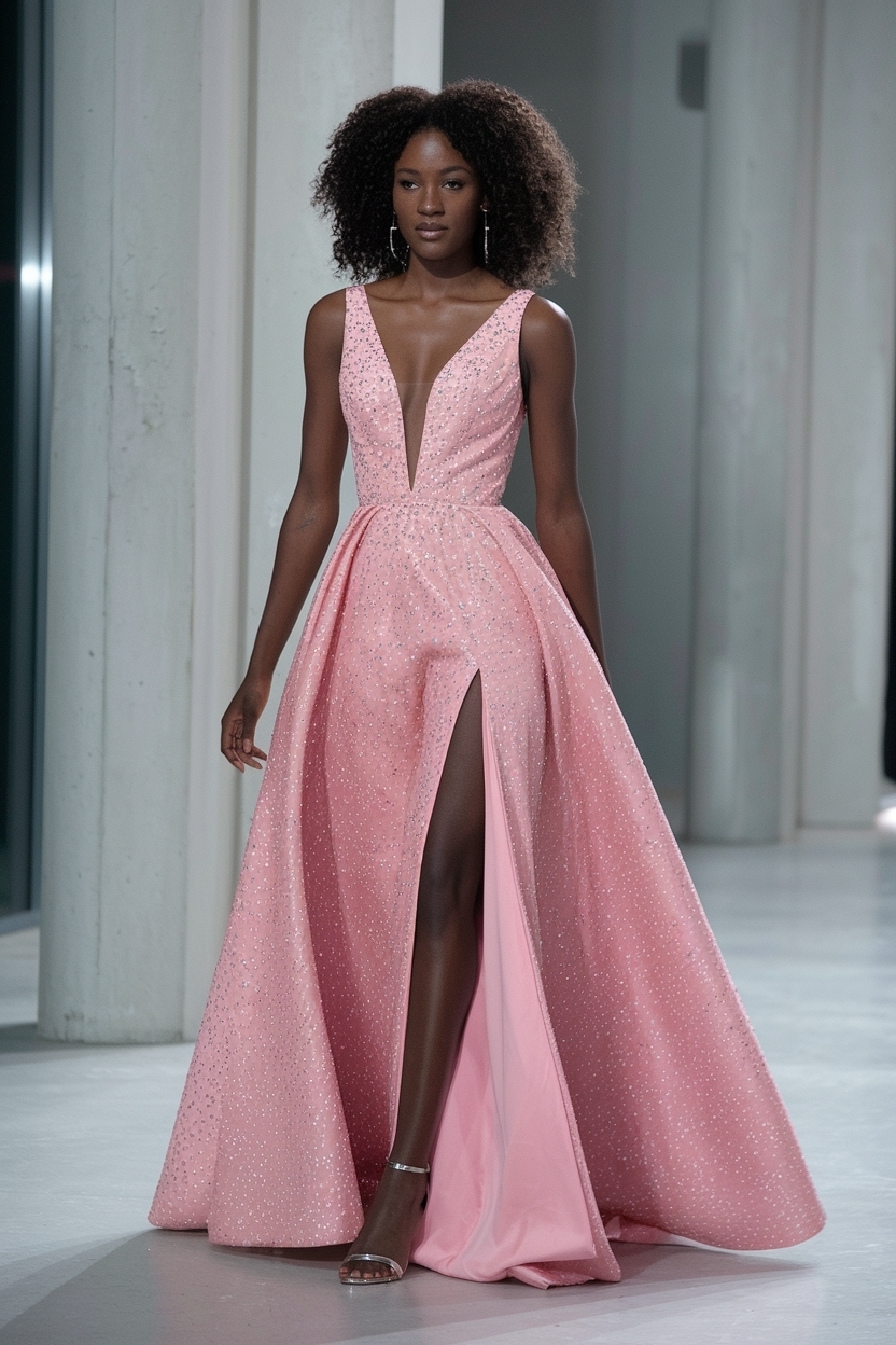 Pink Prom Dresses Black Women: Sweet and Chic Styles outfit idea
