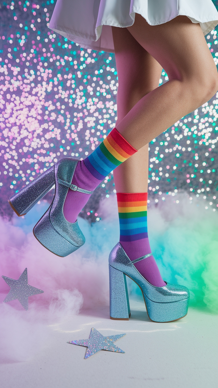 Platform Chunky Heels: Comfort Meets Trend outfit idea