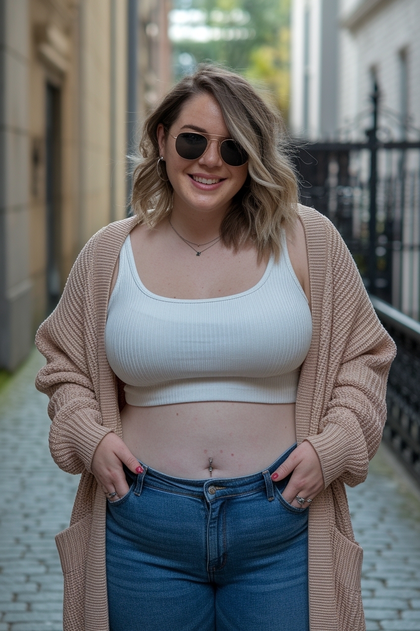 Plus Size Belly Button Piercing: Tips for Confidence outfit idea