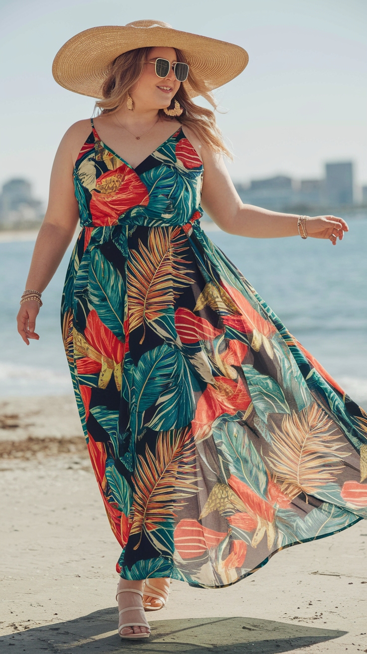 Stylish Plus Size Maxi Dresses for Every Occasion outfit idea