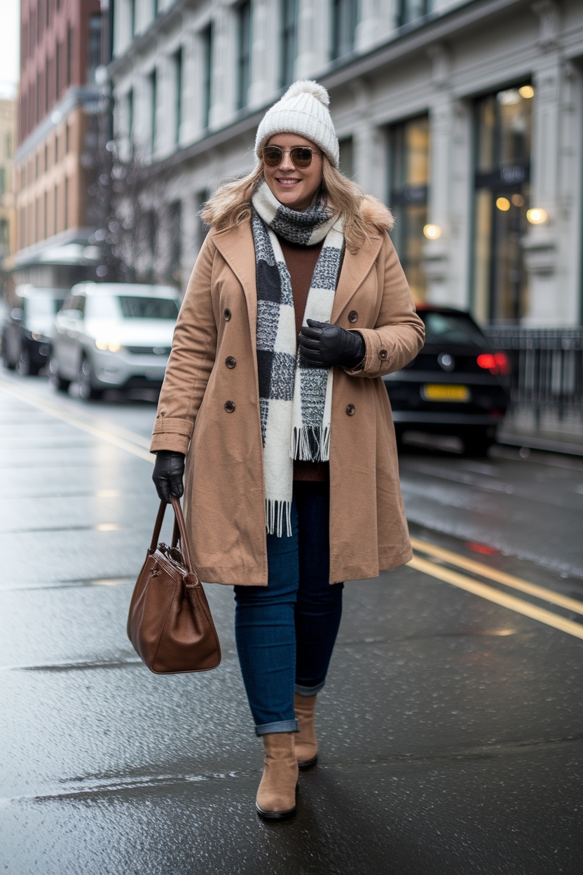 Plus Size Winter Outfits Cold Weather: Flattering Choices outfit idea