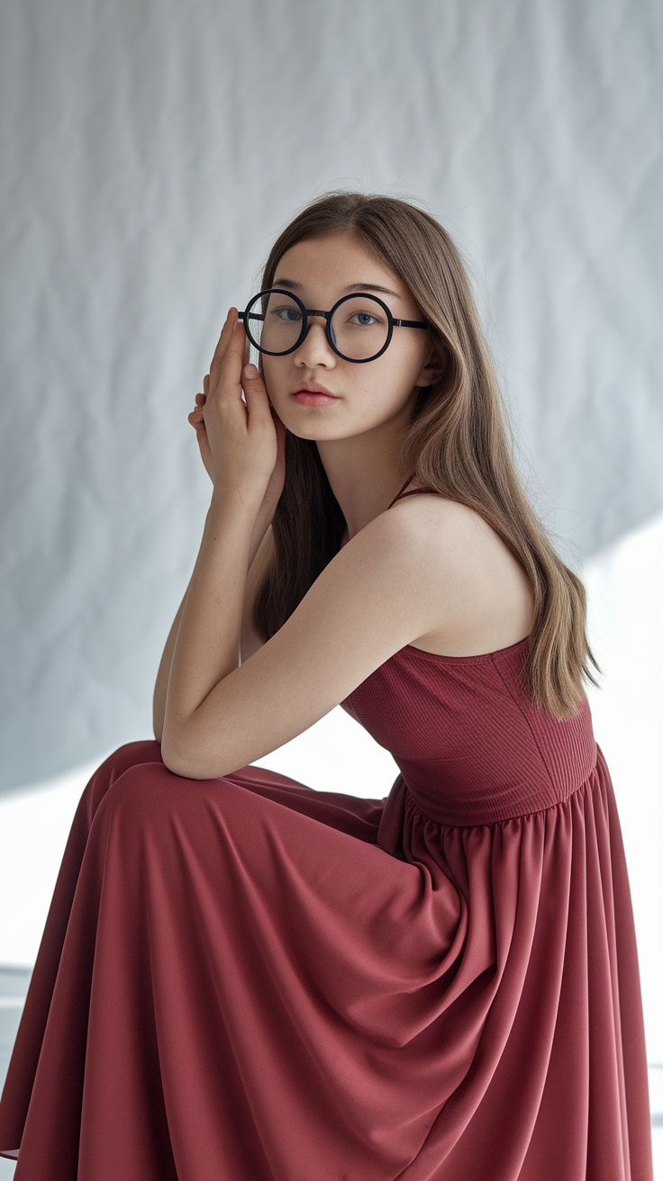 Captivating Red Dress Girl DP Ideas for Your Profile outfit idea