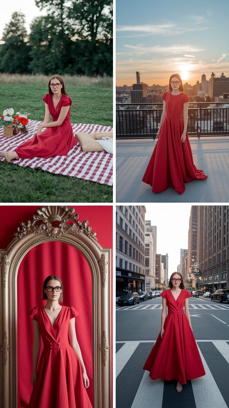Red Dress Pictures Photo Ideas for Every Occasion outfit idea