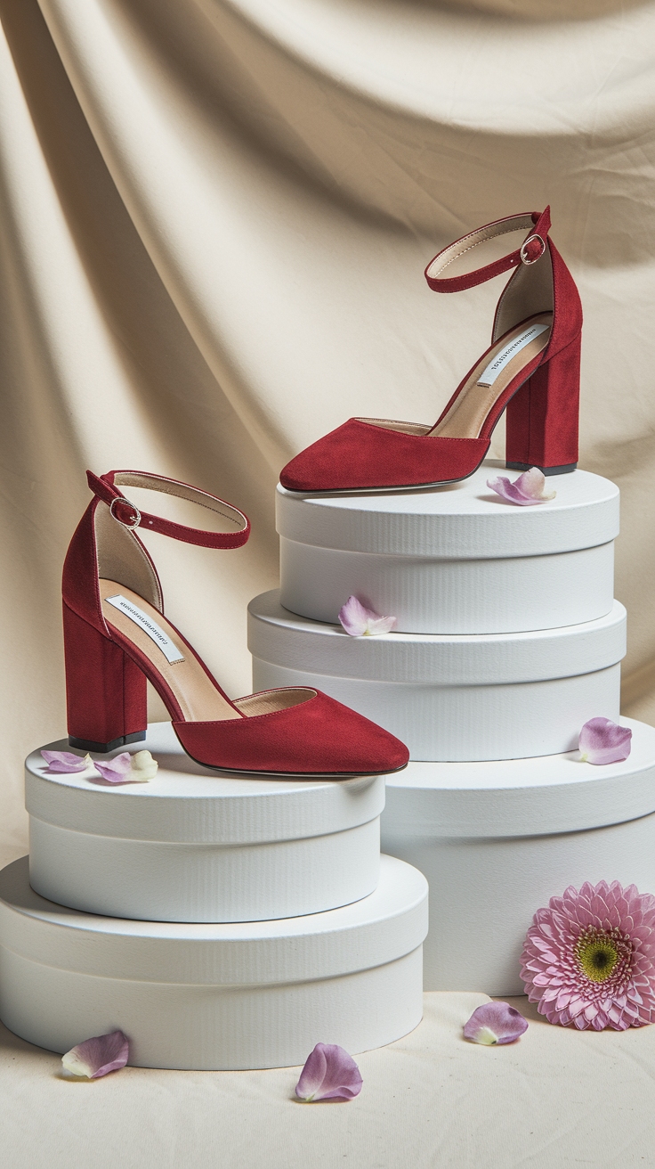 Red Dress Shoes to Elevate Your Festival Look outfit idea