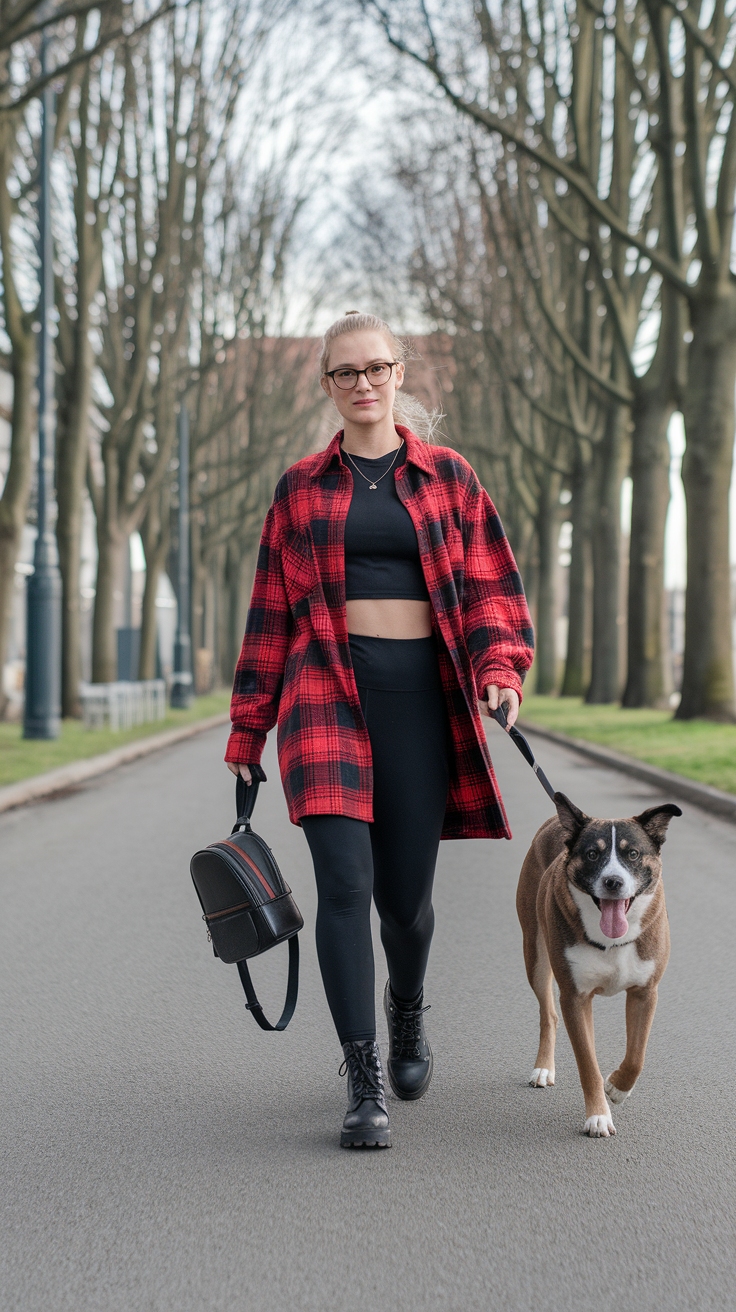 Red Flannel Shirt Outfit Women: Styling Tips for Any Occasion outfit idea