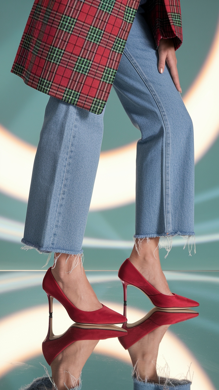 Red Kitten Heels Outfit: Bold and Beautiful Combinations outfit idea