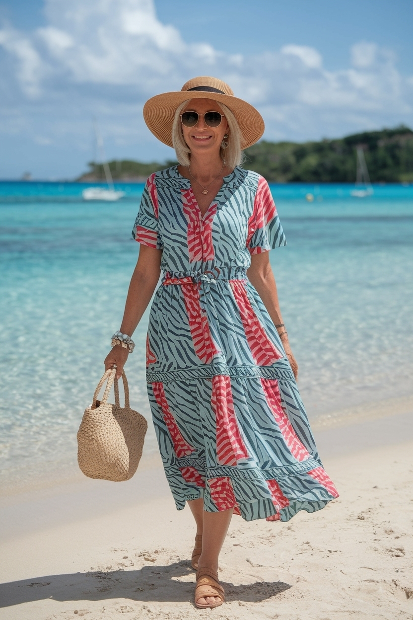 Resort Wear for Women Over 50 Summer Dresses to Try outfit idea