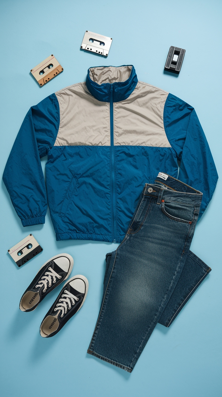 Styling a Retro Jacket Outfit for Vintage Vibes outfit idea