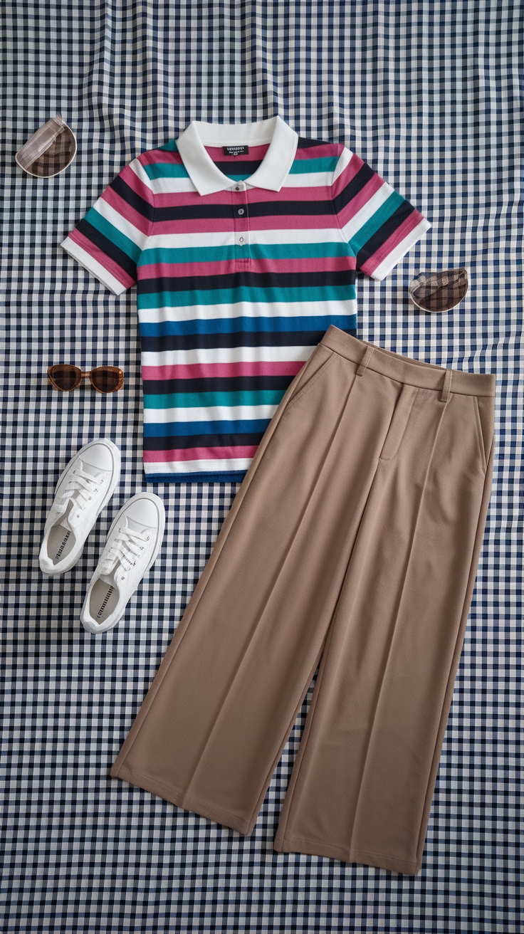 Trendy Retro Polo Outfit Women Will Love outfit idea
