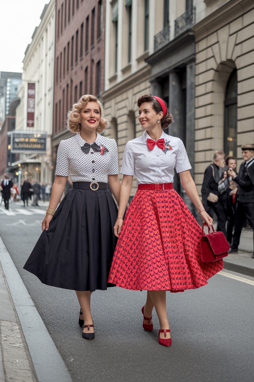 Retro Style Outfits Dress to Impress for Vintage Lovers outfit idea