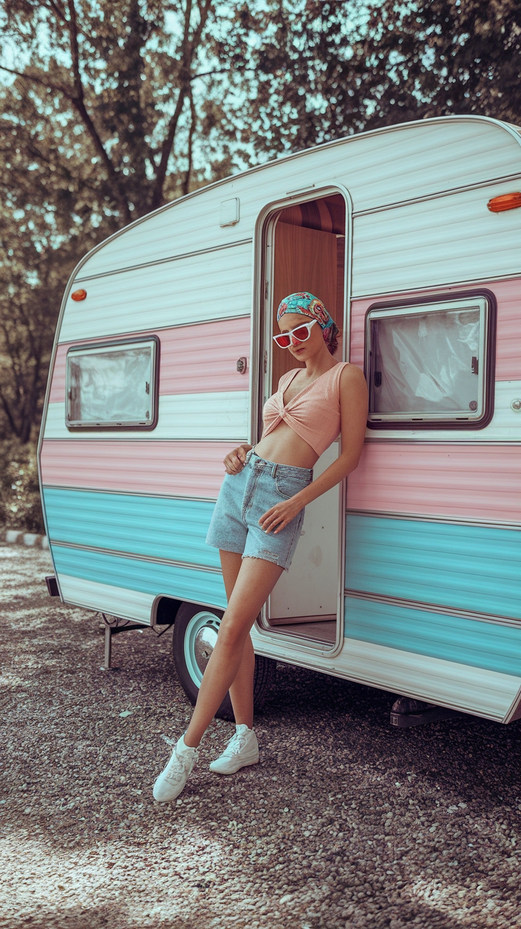 The Unique Charm of Retro Trailer Park Aesthetic outfit idea