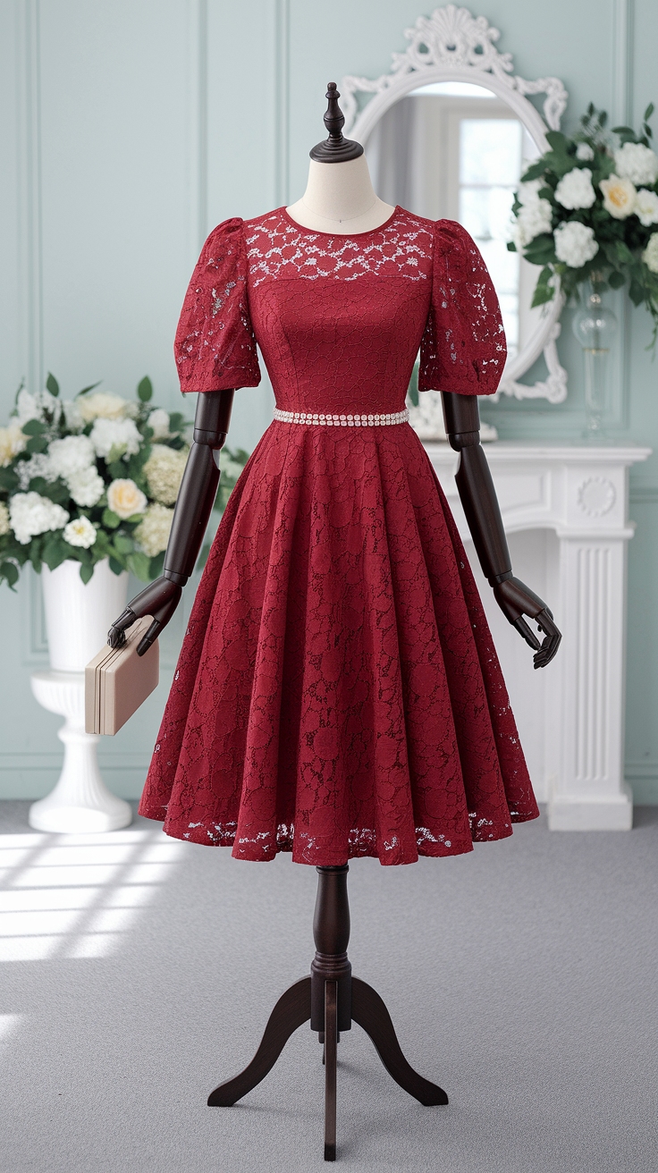 Semi Formal Red Dress: Perfect for Any Occasion outfit idea