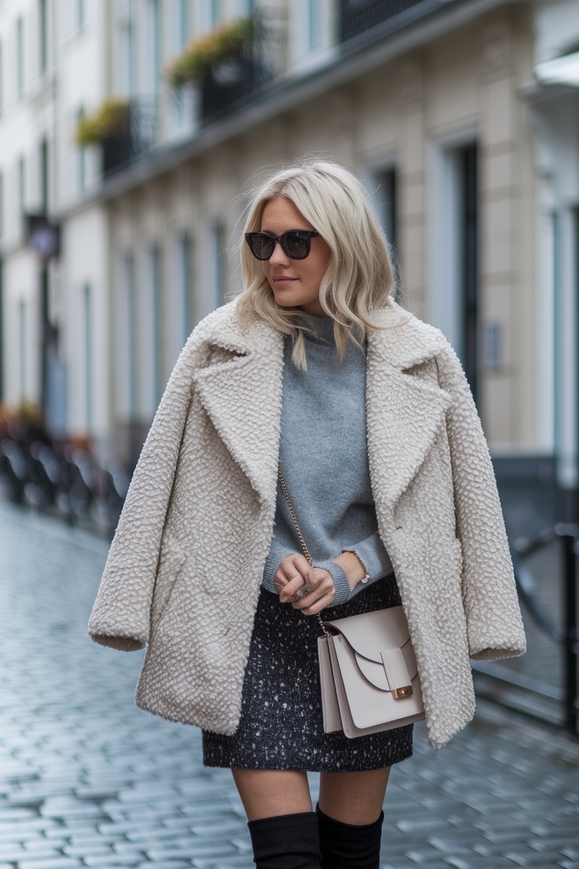 Short Coat Outfits for Women: Looks Chic y Funcionales outfit idea