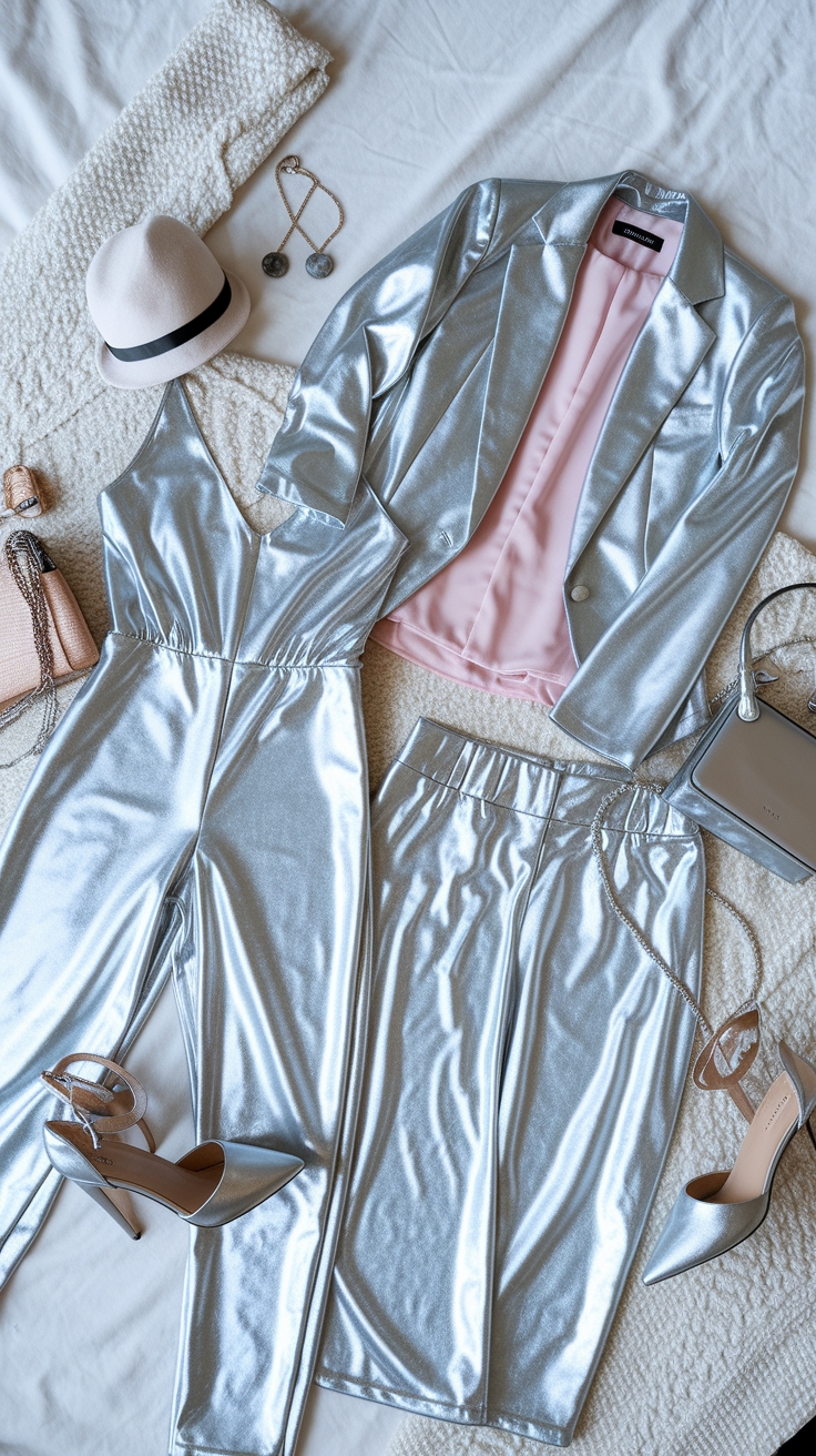Silver Metallic Outfits: Add Sparkle to Your Wardrobe outfit idea